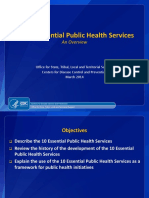 The 10 Essential Public Health Services - An Overview