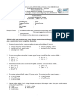 Soal Mid Semester Fisika X Soal