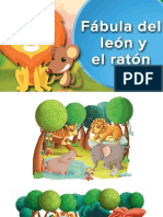 Fabula El Leon y El Raton