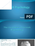 Gestalt Psychology