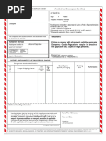 Dangerous Goods Declaration Form | PDF | Dangerous Goods | Cargo