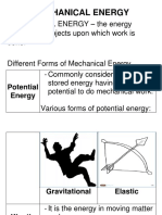 Mechanical Energy: Forms, Examples, and Equations