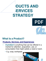 Products and Services Strategy