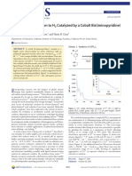 Rapid Water Reduction Catalyzed by Cobalt Complex