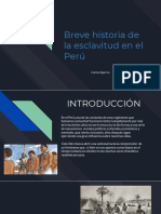 Breve Historia de La Esclavitud en El Perú 