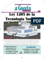Tecnologia Nuclear Ley 1205