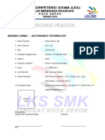 Format Biodata Lks Peserta Panji