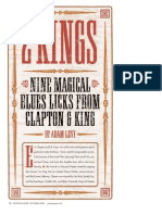 Blues Guitar - B B King & Eric Clapton - Style Notes Part 2 PDF