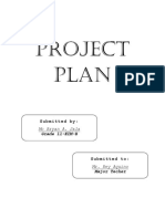 Project Plan: Submitted by