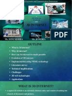 3D Internet: M. Vindhya Ms. Soni Mishra