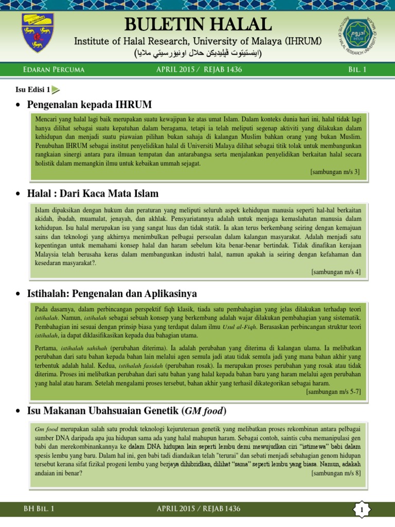 Halal Buletin Pdf