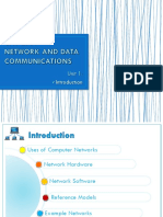 Networks and Data Communications Unit 1 (Part-1)