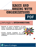 Linkages and Networking With Organizations