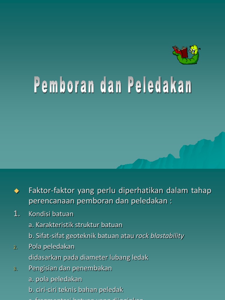 Pemboran Dan Peledakan | PDF