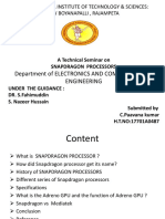 Snapdragon Processors Seminar