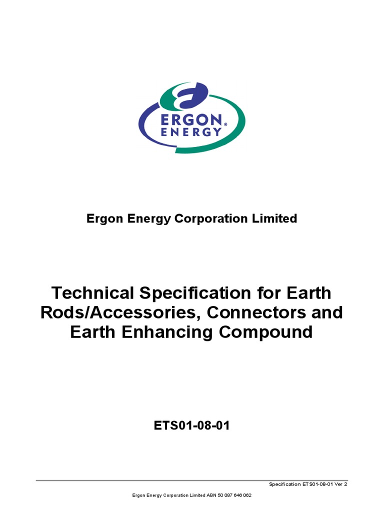 Earth Rods and Connectors Specification | PDF | Electrical Connector ...
