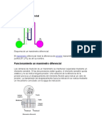 Manómetro Diferencial