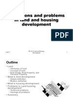 Definitions and Problems in Land and Housing Development