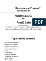 "Faculty Development Program": Antenna Basics by