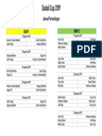 Jadwal Dadali Cup