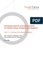 Developing Regional and Local Scenarios For Climate Change Mitigation and Adaptation