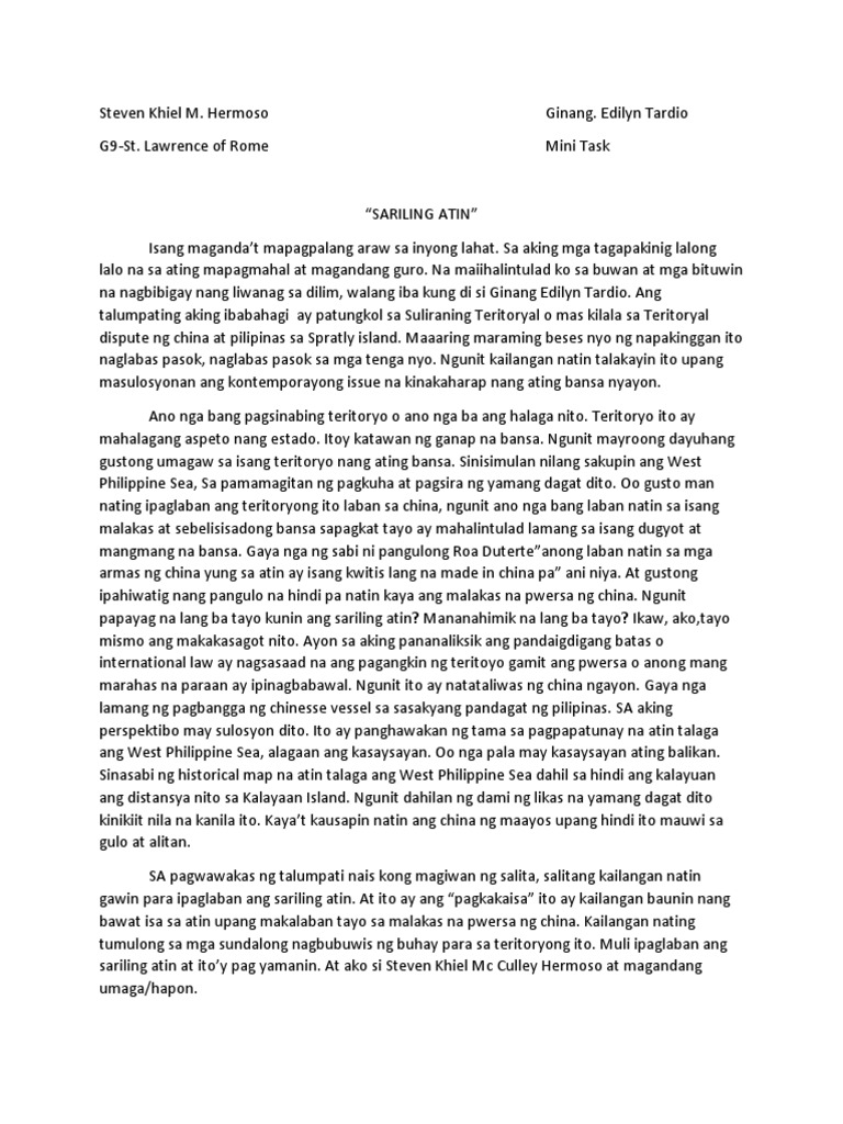 Talumpati | PDF