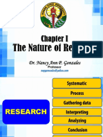 The Nature of Research: Dr. Nancy Ann P. Gonzales