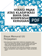 8b. Klasifikasi Biaya Kompensasi Kerugian