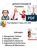 Management Concepts Functions