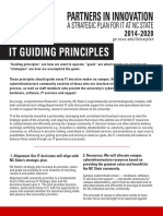 IT Guiding Principles - One Sheet