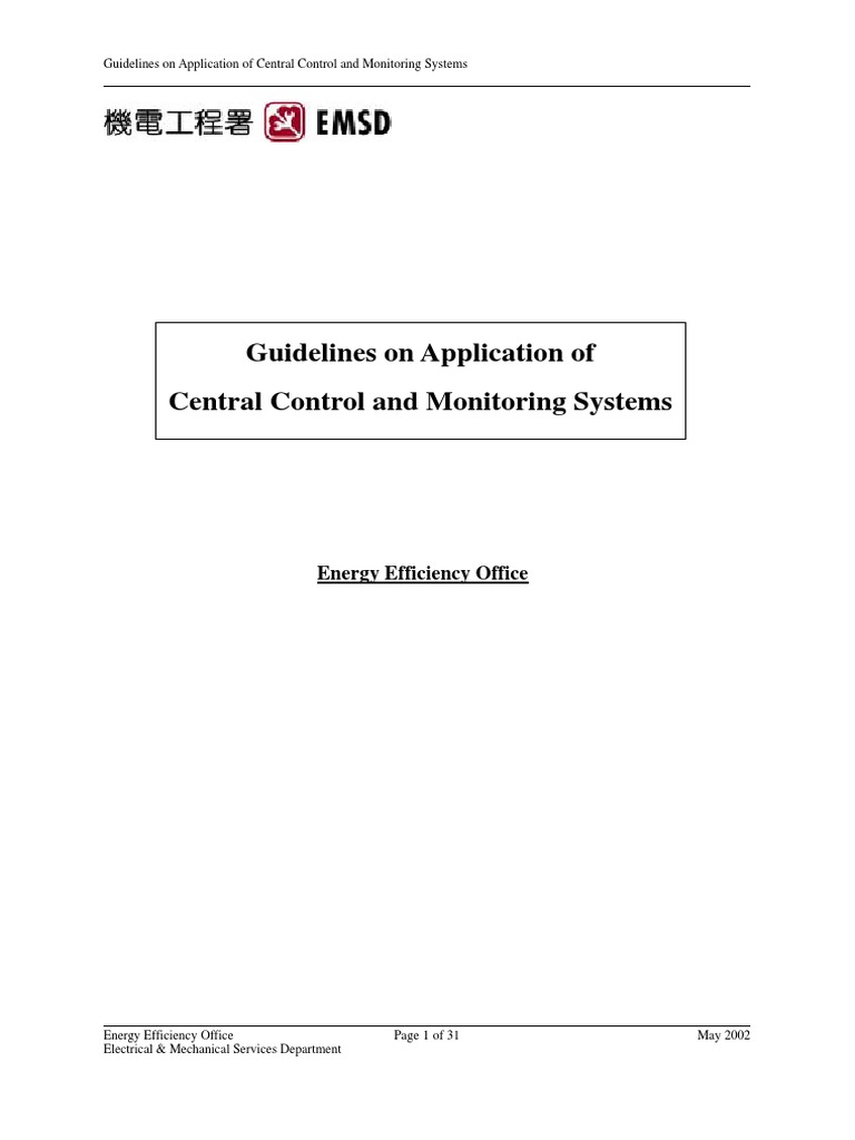 Central Control Systems for Energy Efficiency | PDF | Hvac | Computer ...