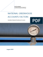 National Greenhouse Accounts Factors August 2019