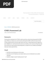 ICND1 Assesment Lab: Scenario