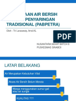 Penyediaan Air Bersih Dengan Penyaringan Tradisional (Pabpetra)