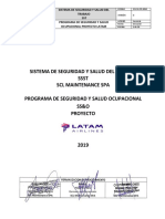 Programa Seguridad y Salud Ocupacional 