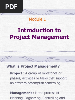Project Management