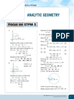 Analytic Geometry: Focus On STPM 5