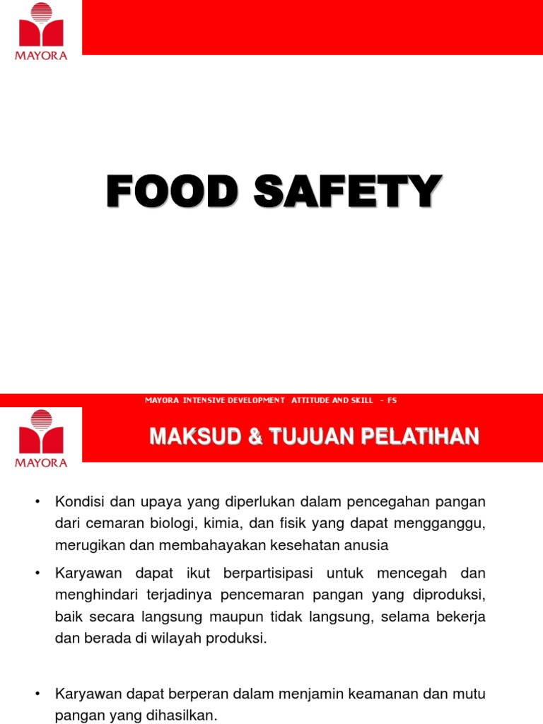 Food Safety Pdf