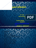 Space Infection: Dr. Amit T. Suryawanshi Oral and Maxillofacial Surgeon Pune, India Contact Details: Email ID
