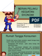 PERAN PELAKU KEGIATAN EKONOMI