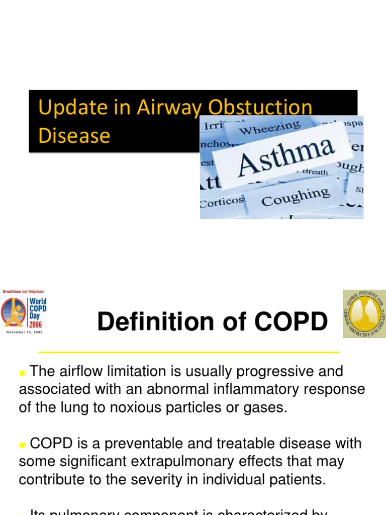 Update in Airway Obstuction Disease | PDF | Chronic Obstructive ...