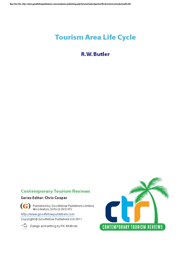 tourism area life cycle pdf