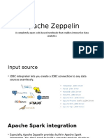 Apache Zeppelin: A Completely Open Web-Based Notebook That Enables Interactive Data Analytics