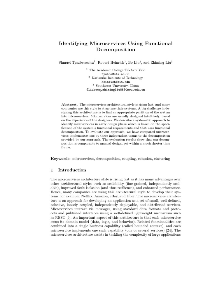 Microservices Design for Developers | PDF | Use Case | Graph Theory