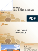 Market Proposal Location: Lam Dong & Dong NAI