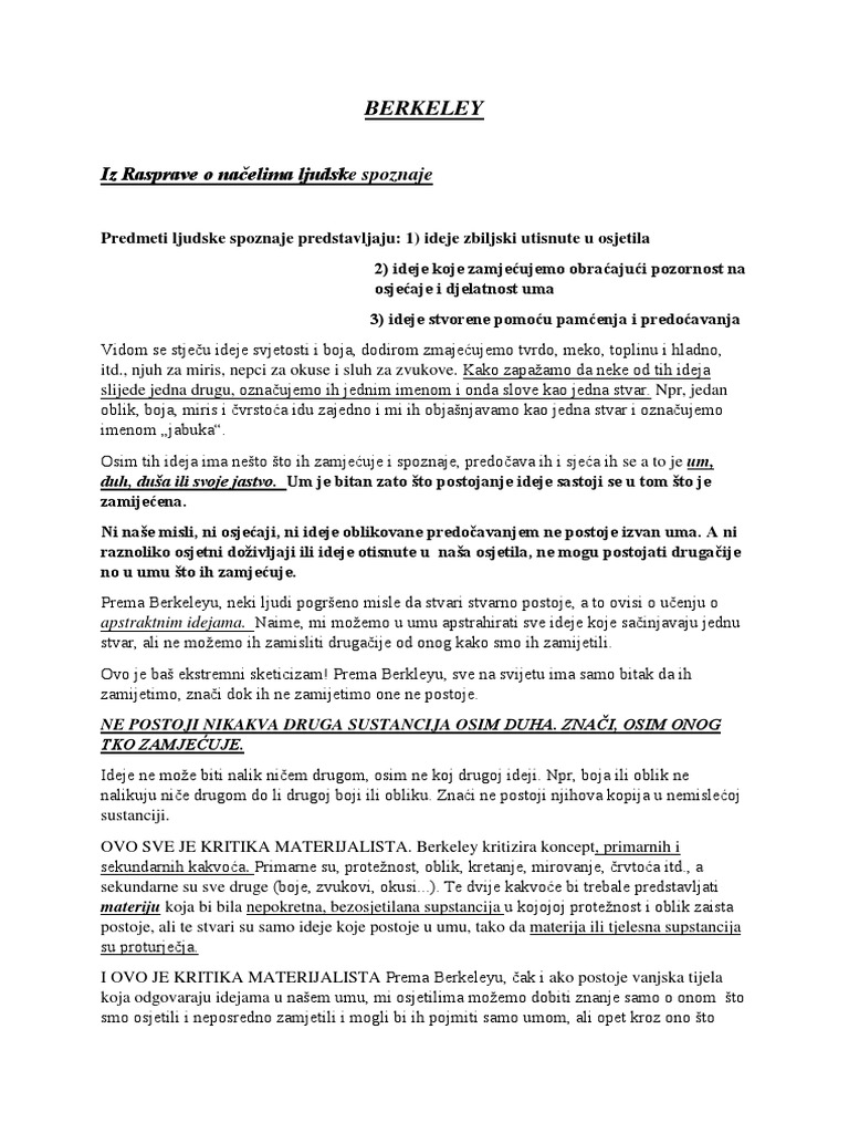 Berkeley | PDF