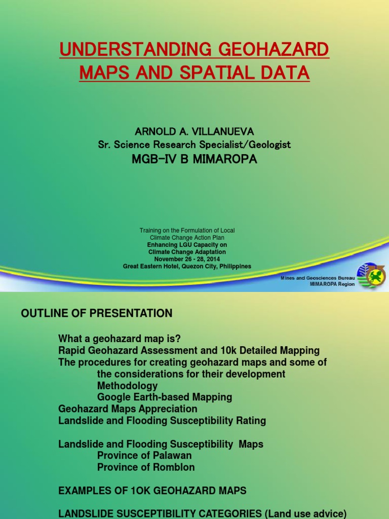 Geohazard Assesment | PDF | Flood | Landslide