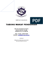 Kertas Cadangan Tabung Wakaf