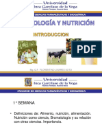 Semana 1 Introduccion - Bromatologia y Nutricion