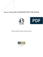 Australian Humanities 45 - Rural Cultural Studies (Bien Completo) PDF